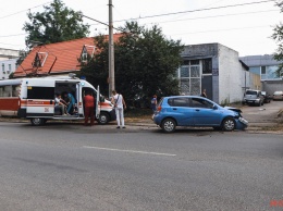 В Днепре на Любарского столкнулись Skoda и Chevrolet