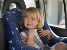 В Кривом Роге безответственные родители в жару оставили малышку в закрытой машине