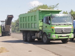 В области начался ремонт участка дороги, соединяющего Днепр и Мелитополь