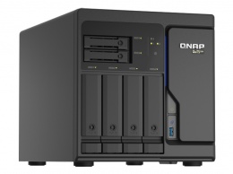 Хранилища QNAP QuTS hero TS-hx86 оборудованы четырьмя сетевыми портами 2.5GbE