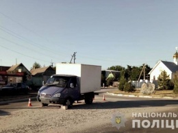 В поселке под Запорожьем пьяный водитель грузовика сбил женщину, - ФОТО, ВИДЕО