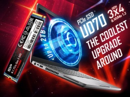 SSD Silicon Power UD70 оснащен интерфейсом PCIe Gen3 x4 и имеет емкость до 2 ТБ