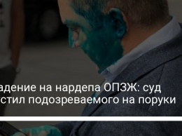 Нападение на нардепа ОПЗЖ: суд отпустил подозреваемого на поруки