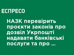 НАПК проверит проекты законов о разрешении Укрпочте предоставлять банковские услуги и о защите должников