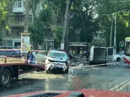 ДТП на проспекте Шевченко: грузовой автомобиль не пропустил спешащих полицейских