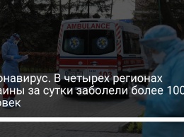 Коронавирус. В четырех регионах Украины за сутки заболели более 100 человек
