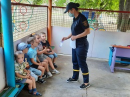 Детей учили правилам пожарной безопасности в быту