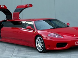 Ferrari 360 Modena превратили в лимузин для вечеринок