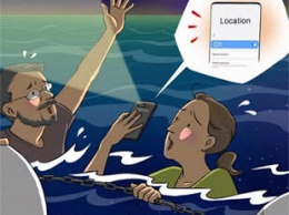 Смартфон Samsung спас жизнь тонувшим в океане людям