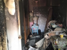 Пожилая криворожанка получила ожоги во время пожара в собственном доме