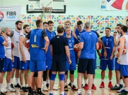 Мужская сборная Украины по баскетболу провела открытую тренировку