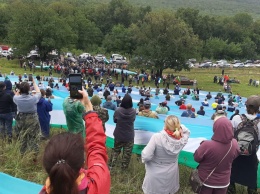 Тысячи жителей Башкирии вышли на акцию против вырубки леса на Куштау