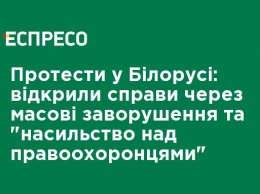 Протесты в Беларуси: открыли дела из-за массовых беспорядков и "насилия над правоохранительными органами"