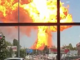 В Волгограде произошел мощный взрыв на АЗС