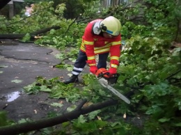 В Днепре чрезвычайники весь вечер ликвидировали последствия ливня