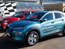Более 1000 км: кроссовер Hyundai Kona Electric установил рекорд пробега без подзарядки