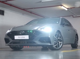 "Заряженная" Hyundai Sonata N-Line засветилась без камуфляжа