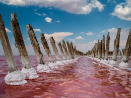 На розовом озере Сасык-Сиваш пройдет показ мод