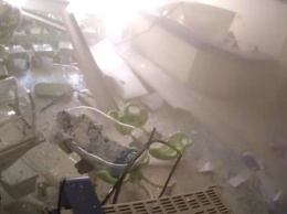 Опубликовано видео разрушения госпиталя во время взрыва в Бейруте