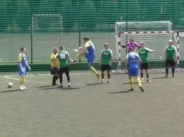 В Харькове футбольный матч закончился массовой дракой игроков