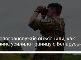 В Госпогранслужбе объяснили, как Украина усилила границу с Беларусью