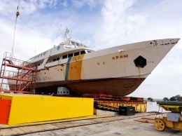 На верфи "НИБУЛОН" встал на ремонт корабль морской охраны "Крым"