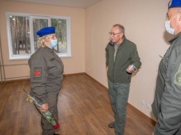 Под Киевом открыли новое общежитие квартирного типа для нацгвардейцев