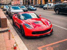 В Украине заметили сверхмощный Chevrolet Corvette