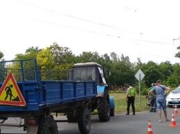 На Волыни селяне отбили у полиции трактор