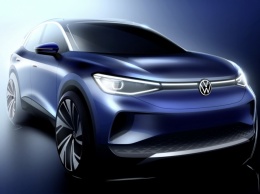 Volkswagen скрыл дизайн электрического кроссовера ID.4