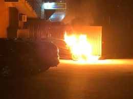 В полиции рассказали о поджоге машины Лероса