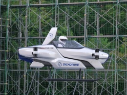 В Японии состоялся первый запуск «летающего автомобиля» с водителем