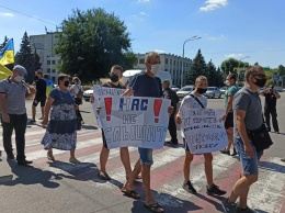 Жители Петропавловки, Межевой и Першотравенска перекрывали трассу в Павлограде (Фото, Видео)