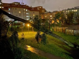 Бури в Польше повредили дома, тысячи людей остались без света