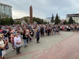 В Ивано-Франковске протестуют из-за "красной" зоны карантина