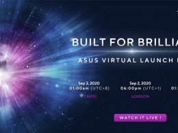 Онлайн-презентация ноутбуков ASUS на мероприятии Built for Brilliance