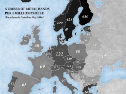 Украина «пасет задних» по количеству метал-групп на один миллион жителей: при чем здесь благосостояние