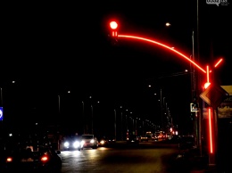 В пределах Полтавы на трассе Киев-Харьков установили современные светофоры