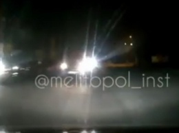Секунды спасли от лобового столкновения - в Мелитополе водитель едва не спровоцировал ДТП (видео)