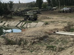 Российские оккупанты для перекачки воды в Симферополь перекрыли реку в Крыму