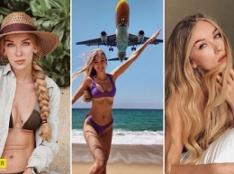 Стюардесса из Украины затмила моделей горячими снимками