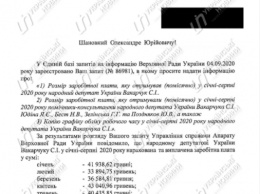 Помощница покинувшего Раду Вакарчука продолжает получать почти 47-тысячную зарплату