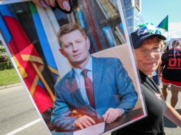 В Хабаровске жители вновь вышли в поддержку бывшего губернатора Фургала