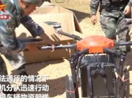 В Китае для доставки боеприпасов начали использовать дроны