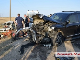 В Николаеве Toyota выехала на встречную полосу и таранила Daewoo (ФОТО)