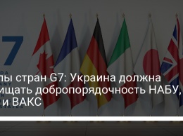 Послы стран G7: Украина должна защищать добропорядочность НАБУ, САП и ВАКС