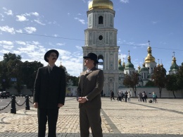 В субботу в центре Киева можно было прогуляться с "Иваном Франко"