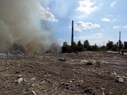 В Киеве из-за пожара на свалке несколько районов заволокло дымом