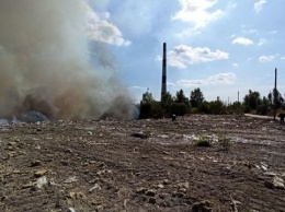 Левый берег Киева накрыл едкий смог - горит свалка