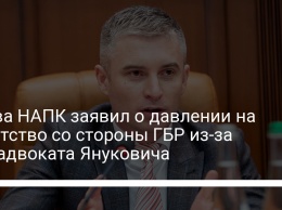 Глава НАПК заявил о давлении на агентство со стороны ГБР из-за экс-адвоката Януковича